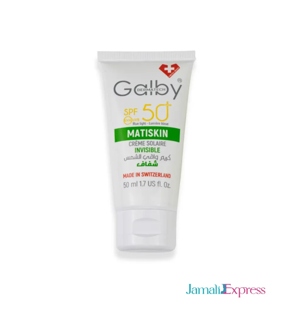 MATISKIN Crème Solaire Invisible SPF 50+ Galby Dermatech