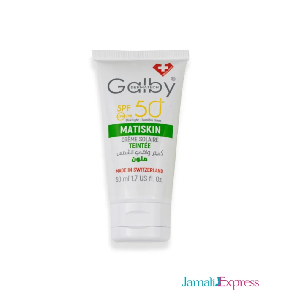 MATISKIN Crème Solaire Teintée SPF 50+ Galby Dermatech