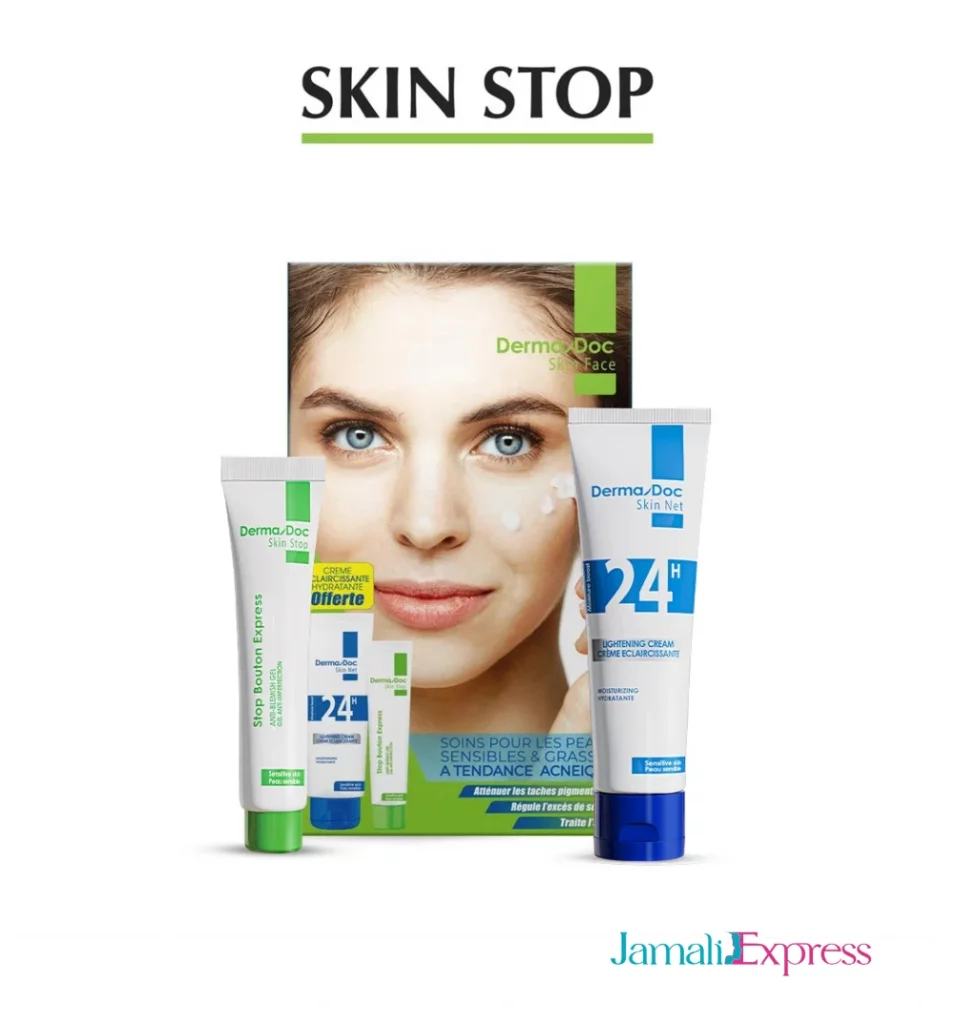 Dermadoc Stop Bouton Express 15ml + Creme Eclaircissante 50ml Offerte