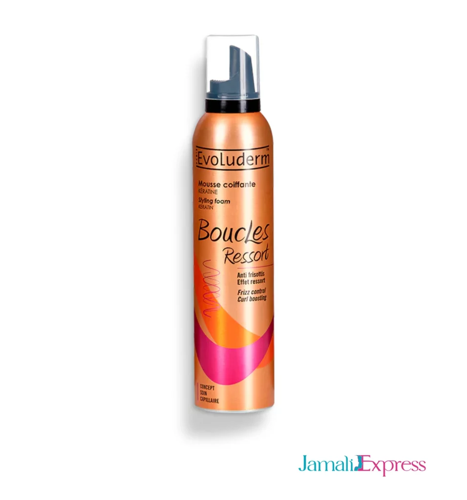 Boucles Ressort Mousse Coiffante Kératine 250ML